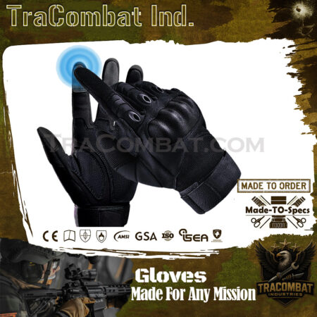 Tactical Gloves for Men, Shooting & Motorcycle Gloves with Hard Shell Knuckle Protection & Leather Palm for Airsoft Motorcycle Cycling Paintball Sports Climbing Training Hunting