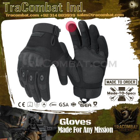 TraCombat Ranger Tactical Gloves – Hard Knuckle, Touchscreen Ready, Breathable for Shooting & Outdoor Gear