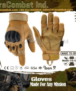 TraCombat Original Covert Tactical Work Gloves – Touchscreen Compatible, Durable Grip for Multi-purpose Use
