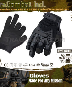TraCombat Recon Tactical Gloves – Touchscreen Compatible, Anti-Slip Grip, Breathable for Shooting & Outdoor Activities