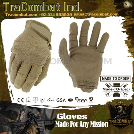 TraCombat Guardian Tactical Gloves – Touchscreen, Breathable, Reinforced Grip for Outdoor & Combat Use