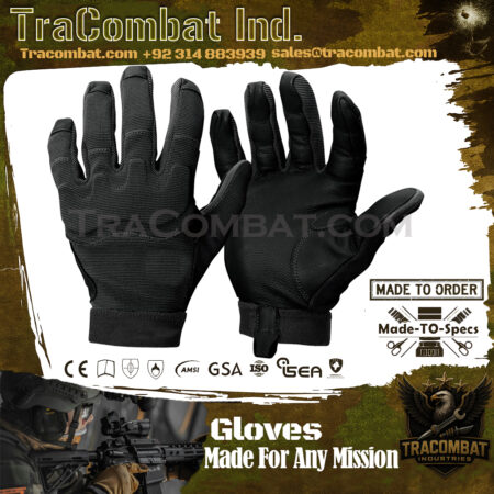 TraCombat Viper Tactical Gloves – Touchscreen, Shock-Absorbing Padding, Breathable Outdoor & Combat Gloves