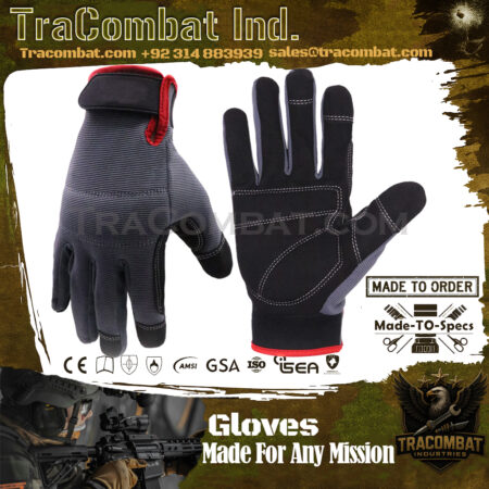 TraCombat Stealth Tactical Gloves – Touchscreen, Lightweight, High Dexterity for Shooting & Outdoor Use