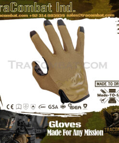 TraCombat Delta Utility Tactical Gloves – Touchscreen, High Dexterity, Breathable Fit for Shooting, Military & Outdoor Use