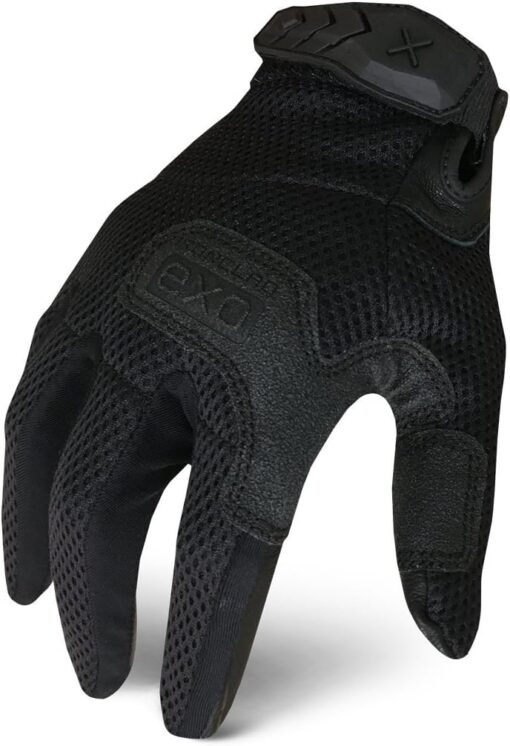 TraCombat Stealth Vented Tactical Gloves – Goatskin Palm, Breathable Mesh, Impact Protection for Riding & Outdoor Use - Image 2