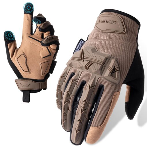 TraCombat Tactical Motorcycle Gloves for Men – Touchscreen, Soft Palm Pads, Breathable & Protective for Riding, Hunting, Cycling, Outdoor Work - Image 2