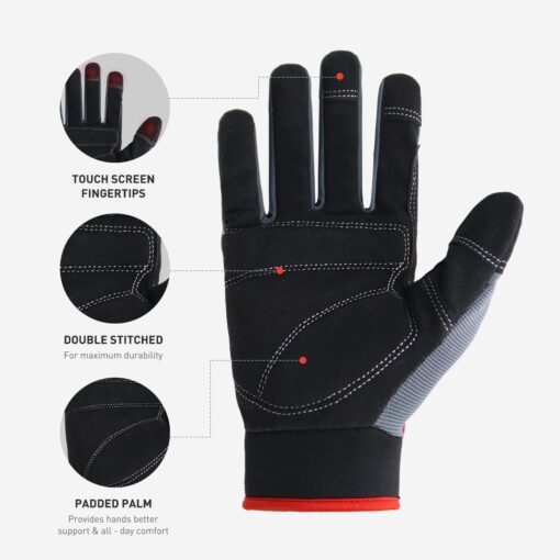 TraCombat Stealth Tactical Gloves – Touchscreen, Lightweight, High Dexterity for Shooting & Outdoor Use - Image 7