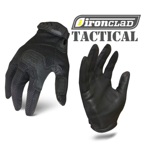 TraCombat Stealth Vented Tactical Gloves – Goatskin Palm, Breathable Mesh, Impact Protection for Riding & Outdoor Use - Image 4