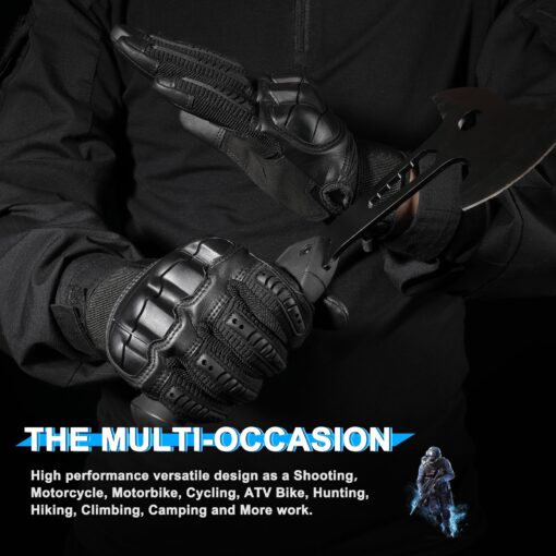 TraCombat M-Pact Tactical Gloves – Impact-Resistant, Touchscreen Compatible, Durable Grip for Work & Combat - Image 6