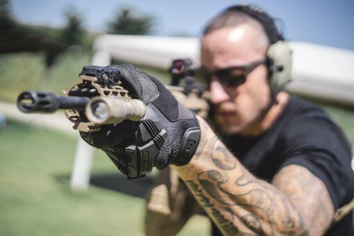 TraCombat Delta Utility Tactical Gloves – Touchscreen Compatible, High Dexterity, Breathable Fit for Shooting & Outdoor Missions - Image 5