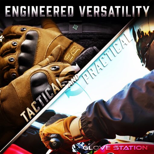 TraCombat Original Covert Tactical Work Gloves – Touchscreen Compatible, Durable Grip for Multi-purpose Use - Image 7