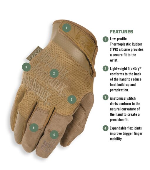 TraCombat Guardian Tactical Gloves – Touchscreen, Breathable, Reinforced Grip for Outdoor & Combat Use - Image 9