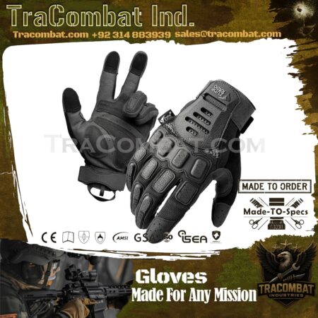 TraCombat Shadow Tactical Full-Finger Gloves – Armor & Precision