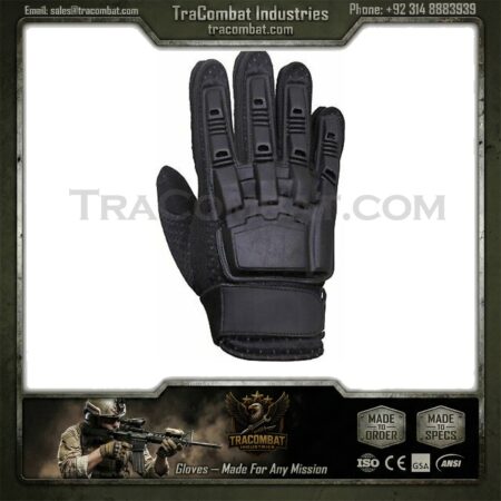 TraCombat Armored Hard Back Tactical Gloves – Impact & Duty Protection
