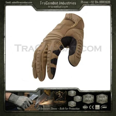 TraCombat AirMesh Impact & Cut Resistant Tactical Gloves