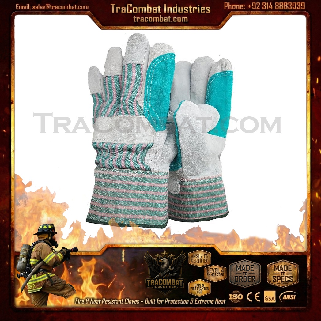 TraCombat Forge Pro Heat & Fire Resistant Leather Gloves