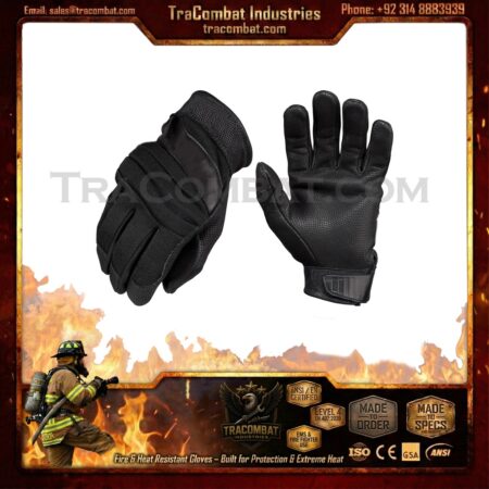 TraCombat CarbonShield Level 5 Fire & Heat Resistant Tactical Gloves