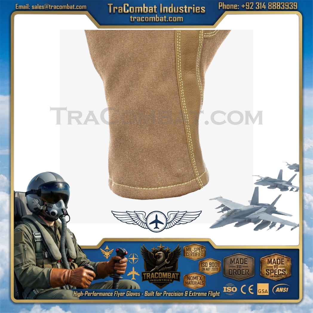 TraCombat Lightweight Nomex Leather Flyer Gloves - Image 11