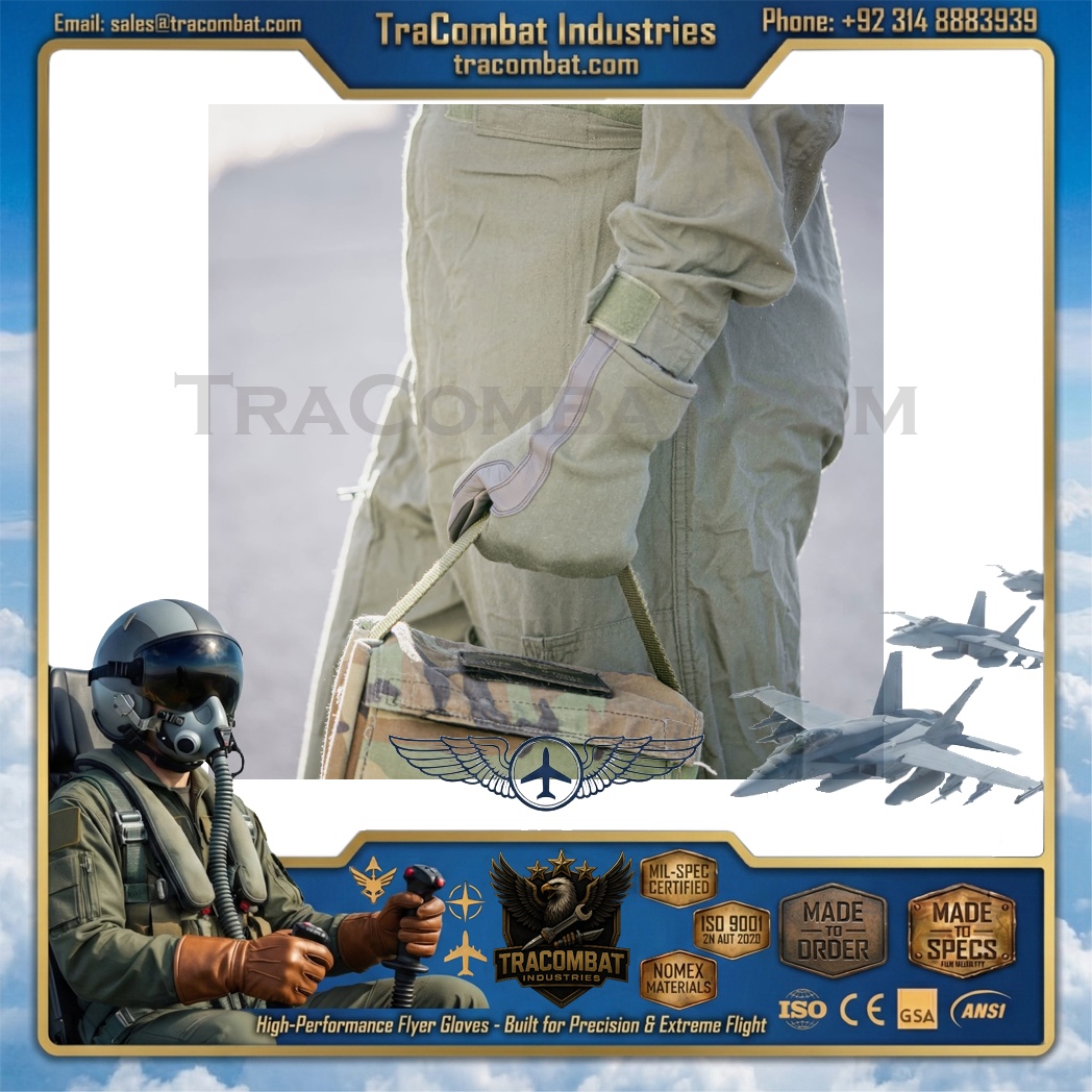 TraCombat Lightweight Nomex Leather Flyer Gloves - Image 21
