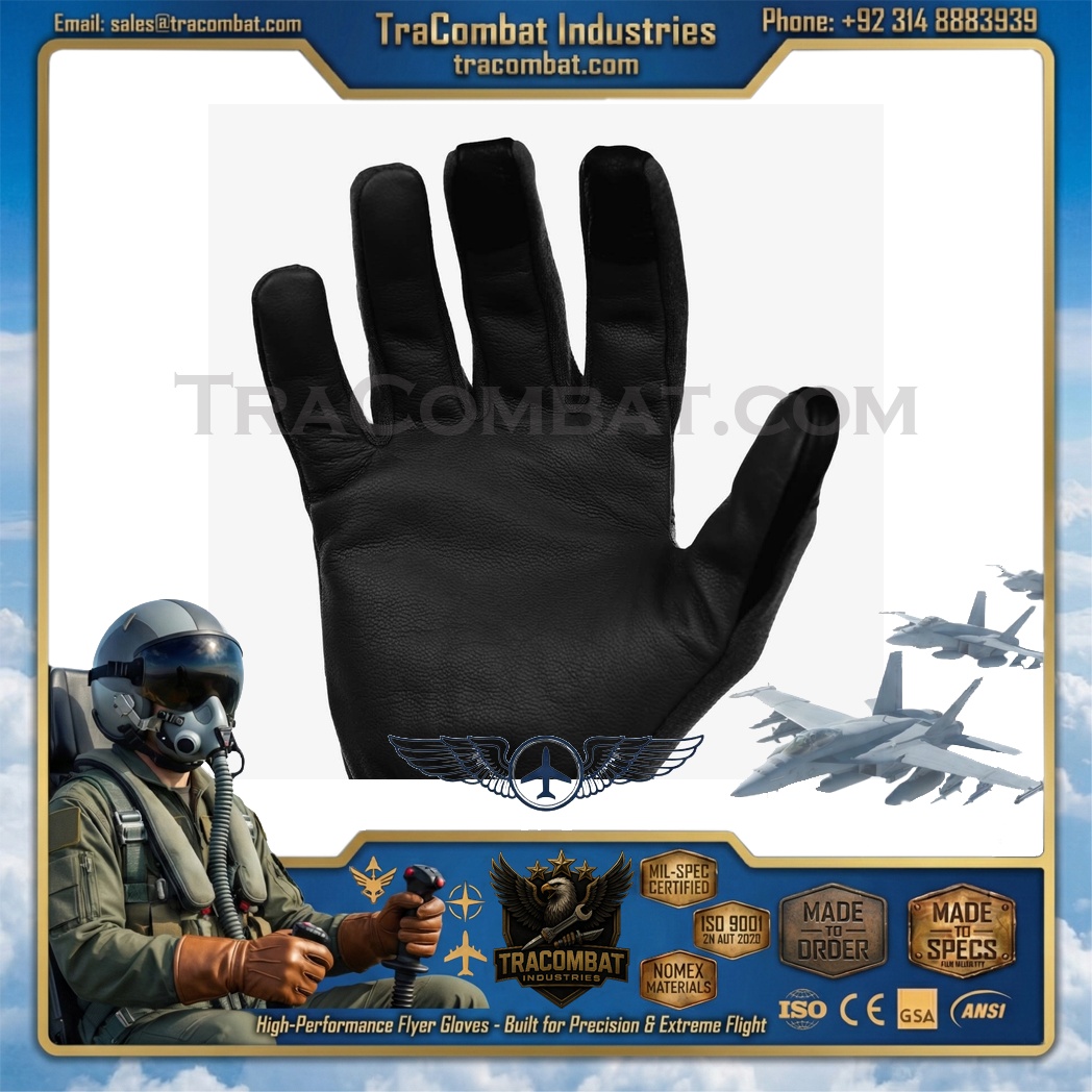TraCombat Lightweight Nomex Leather Flyer Gloves - Image 7