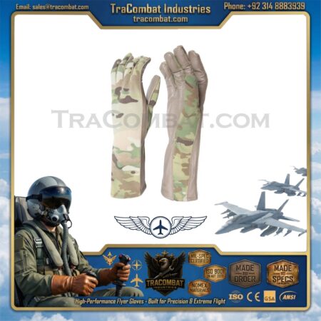 TraCombat Nomex Summer Flyer Gloves – FR Tactical Aviation Gloves
