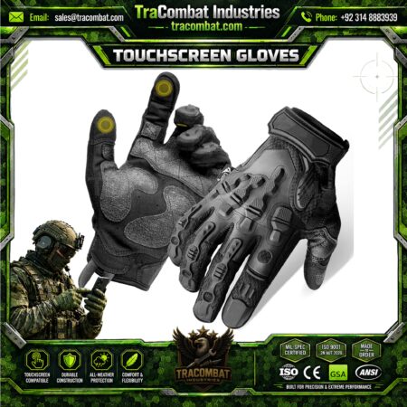 TraCombat Cut Resistant TPR Touchscreen Tactical Gloves